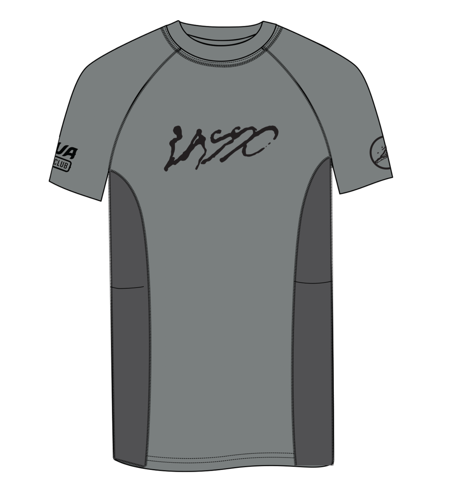 PREORDER: NOVA Barbell Club Rash Guard - Wolf Gray