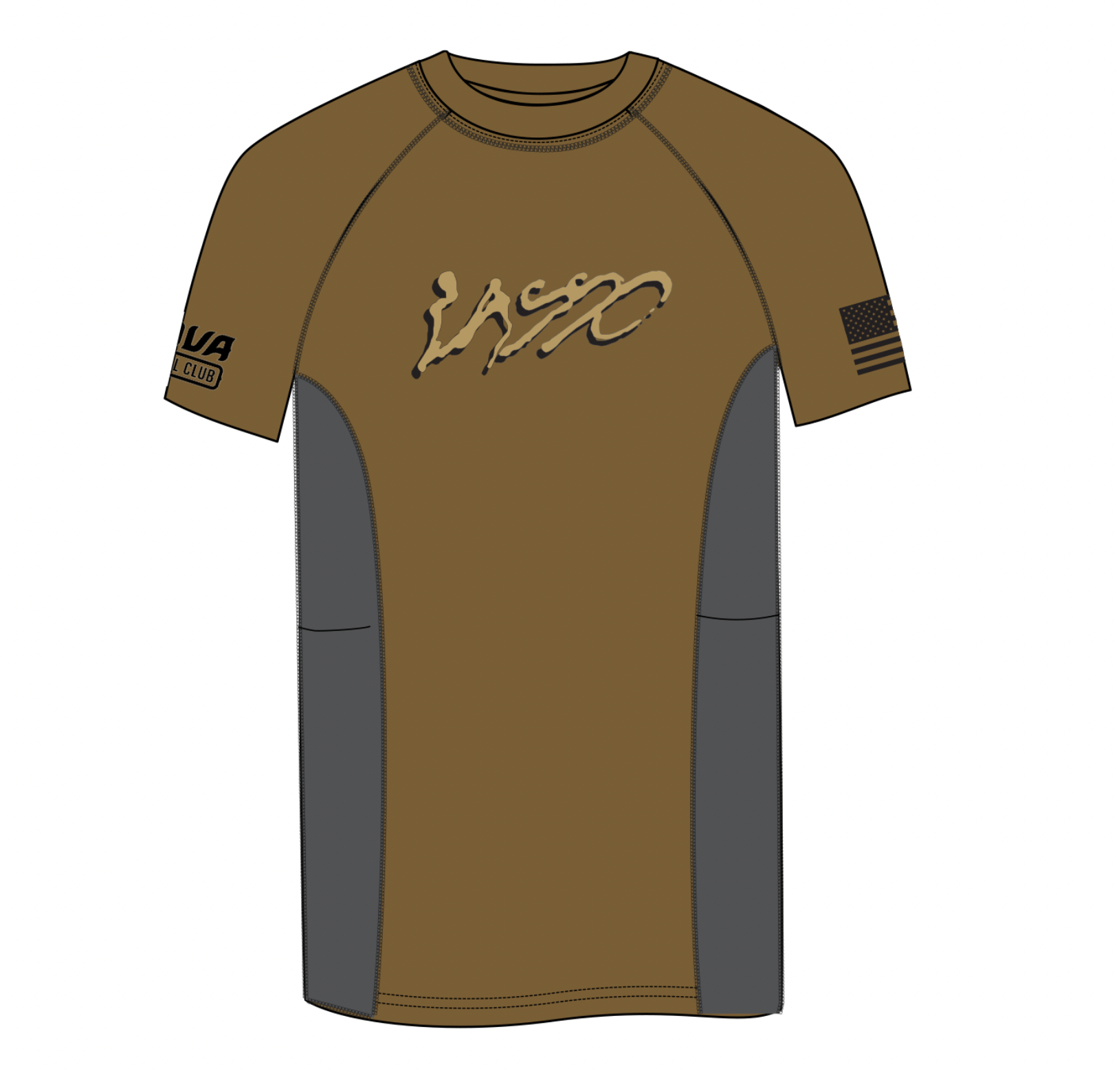PREORDER: NOVA Barbell Club Rash Guard - Bronze